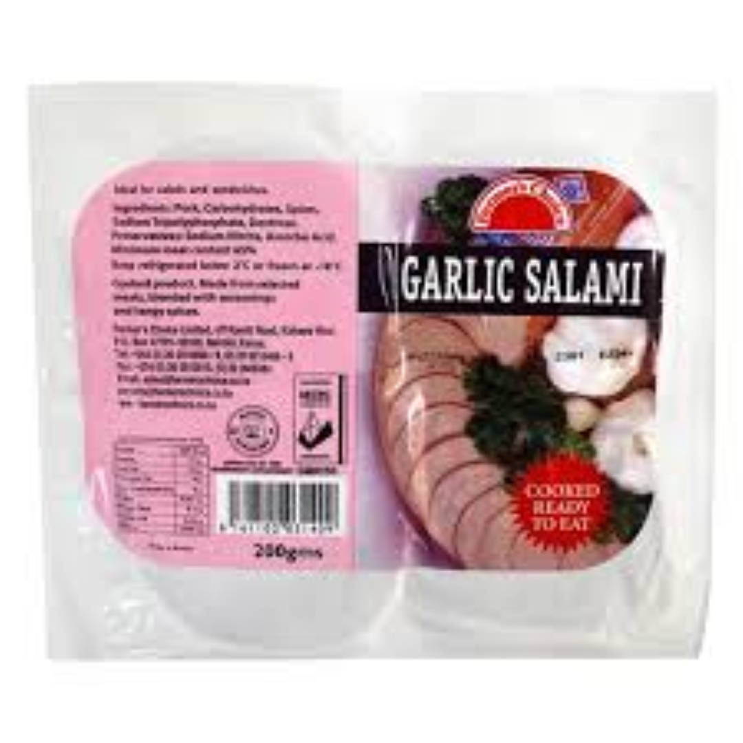 FC GARLIC SALAMI PKG